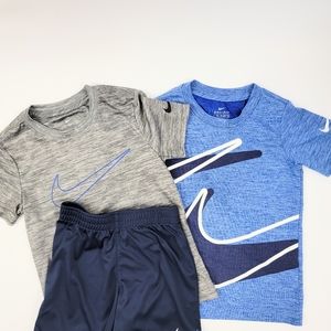 Boys Nike Tees and Shorts